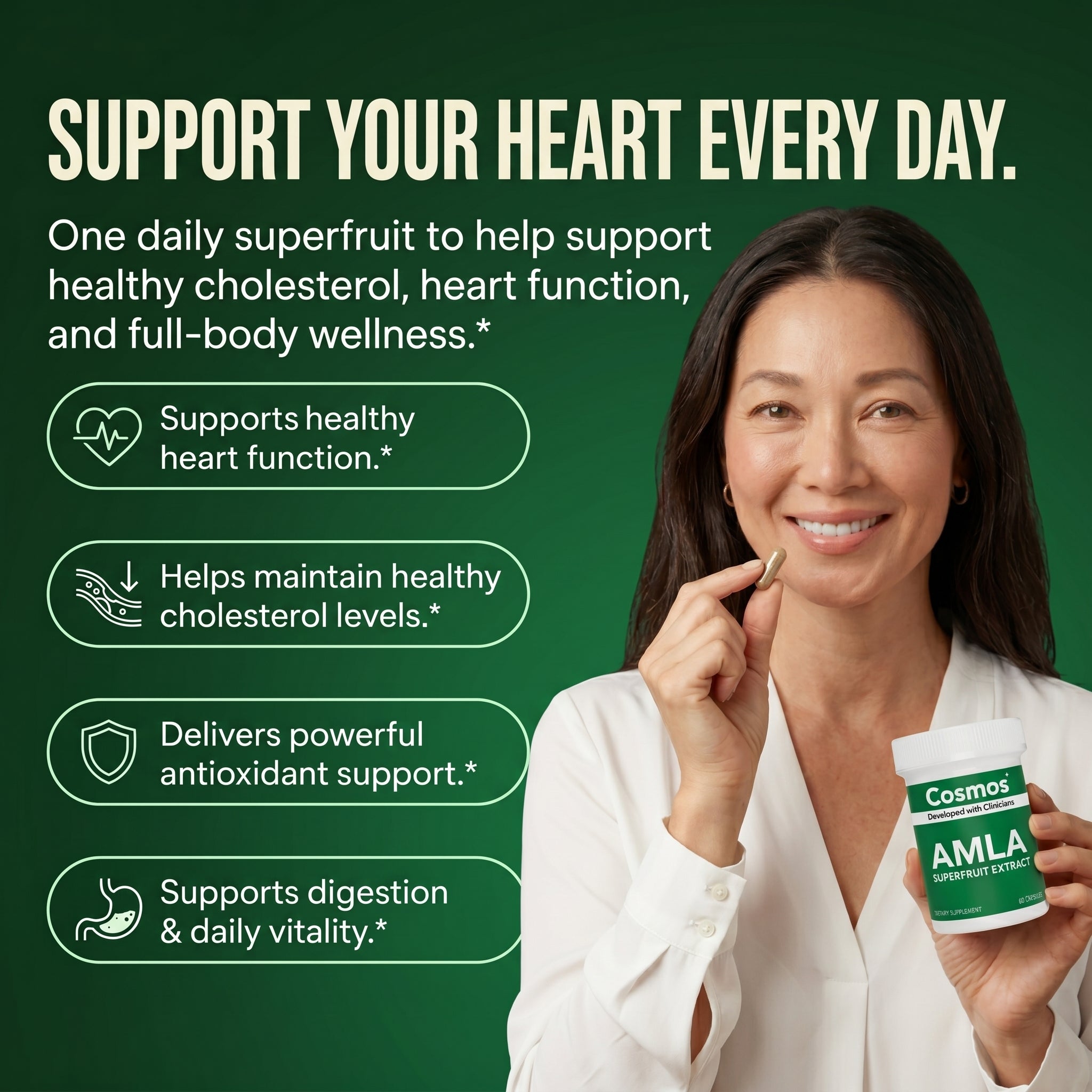 Amla Superfruit - Supports Cardiovascular Health & Cholesterol Control